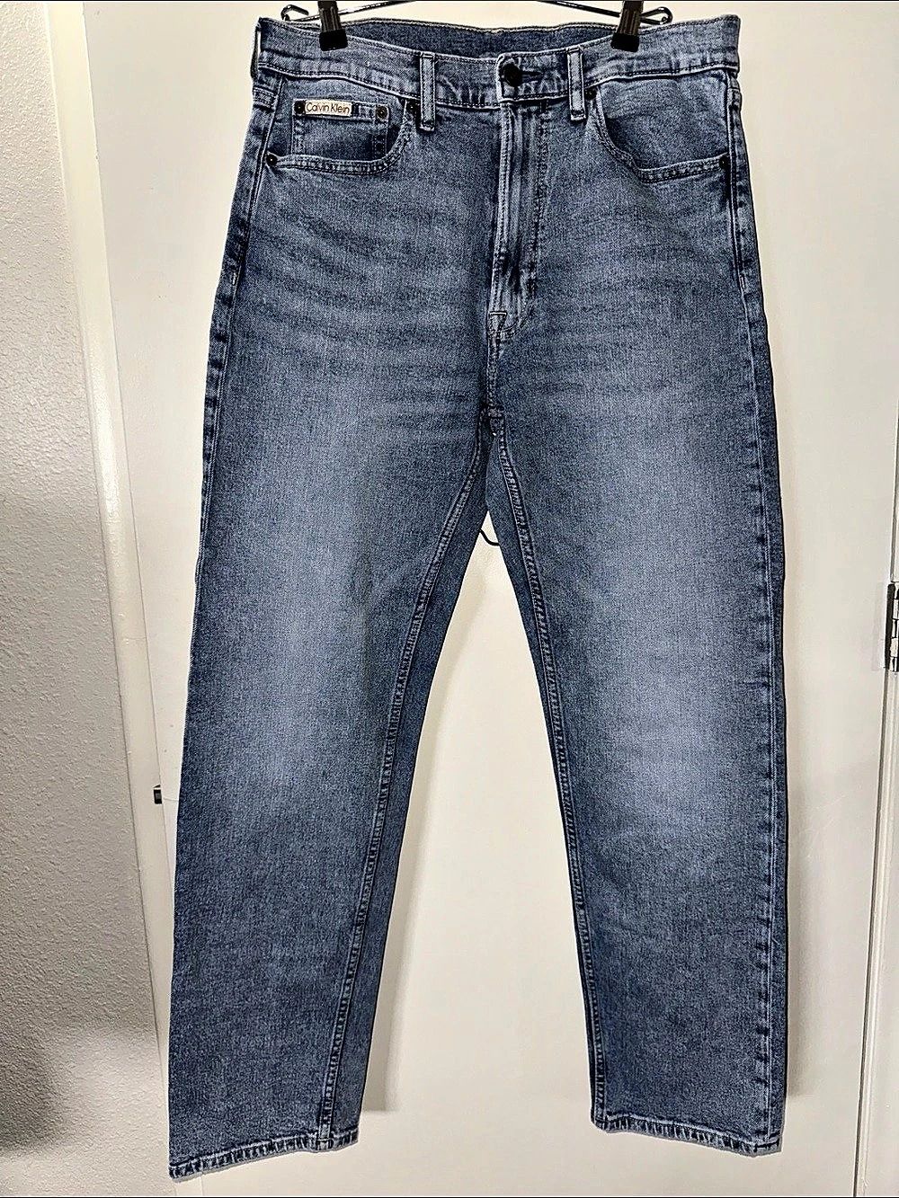 Calvin Klein 90s Straight Jeans Men's Blue
